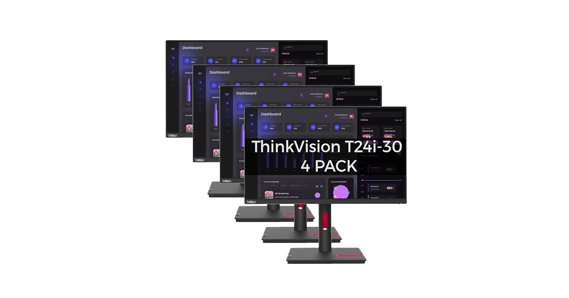 Amazon.com: Lenovo ThinkVision T24i-30 24